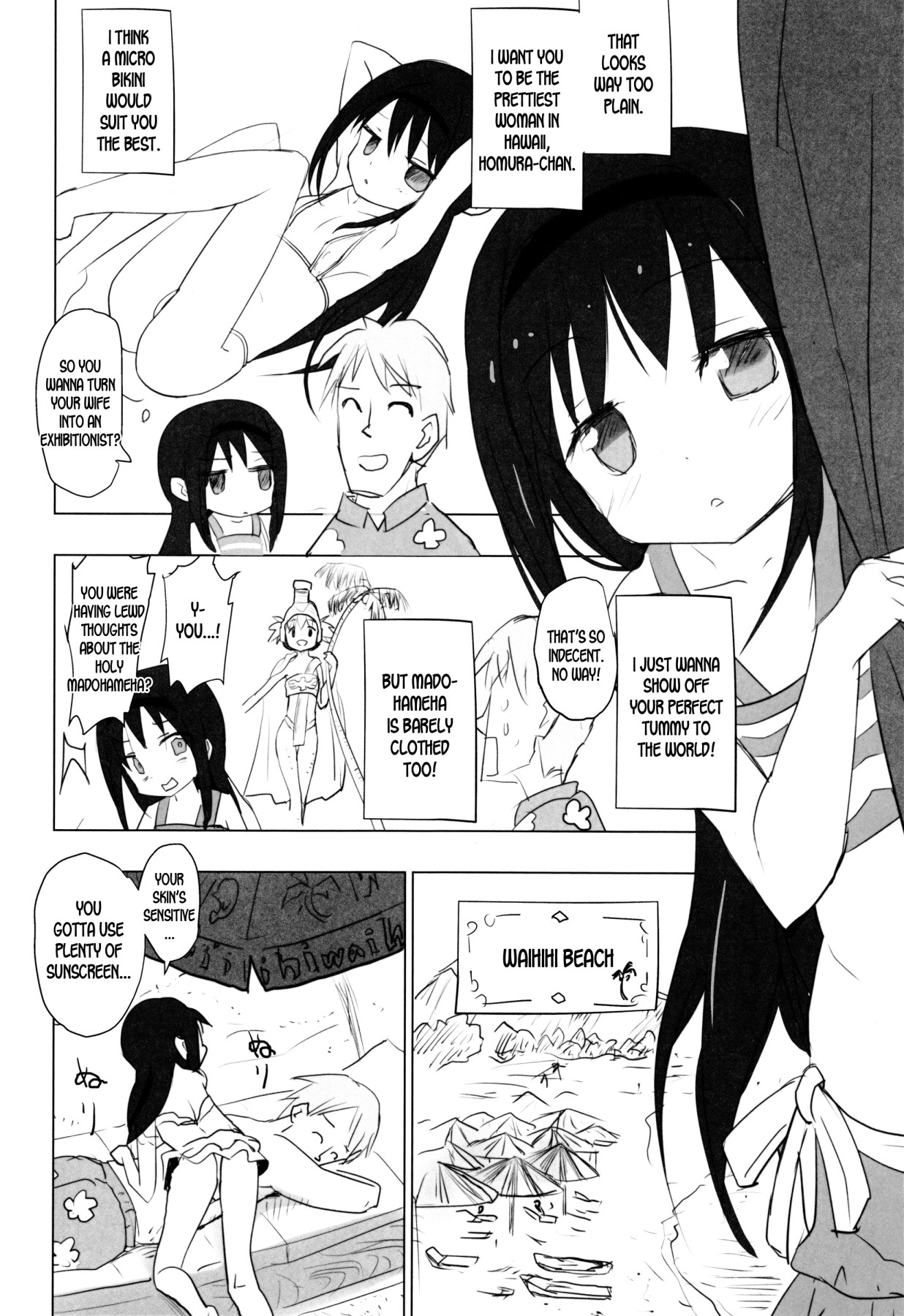 Hentai Manga Comic-Going On a Special honeymoon Vacation With Your loving Homura-chan!!-Read-9